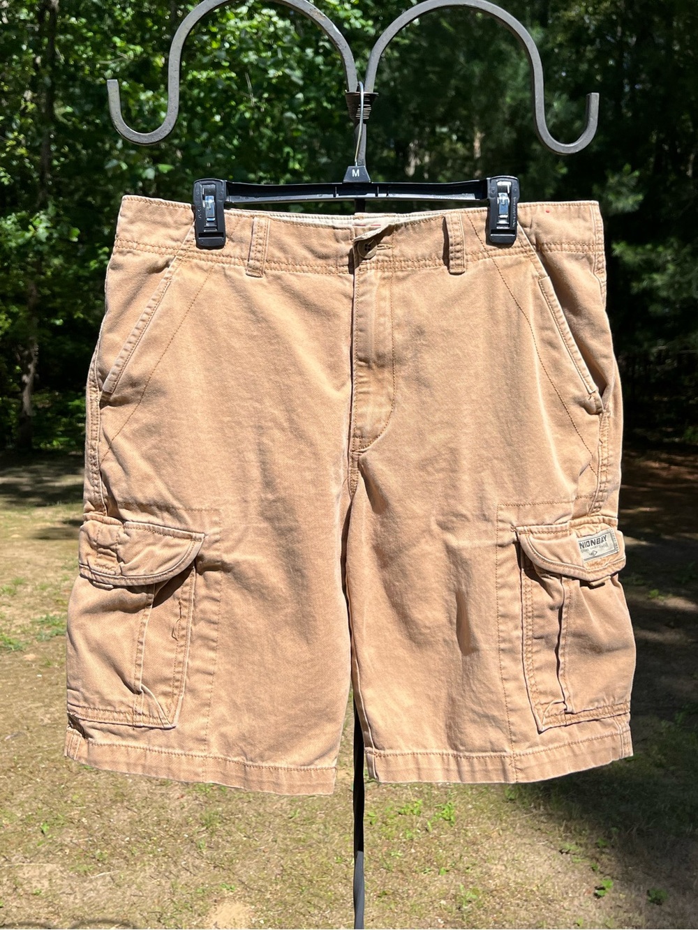 Unionbay Cargo Shorts Tan Men’s Size 34 Utility Workwear Summer